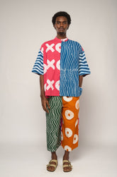 Orange and Green Culottes